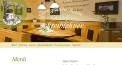 Desktop Screenshot of gasthof-schreiblehner.at